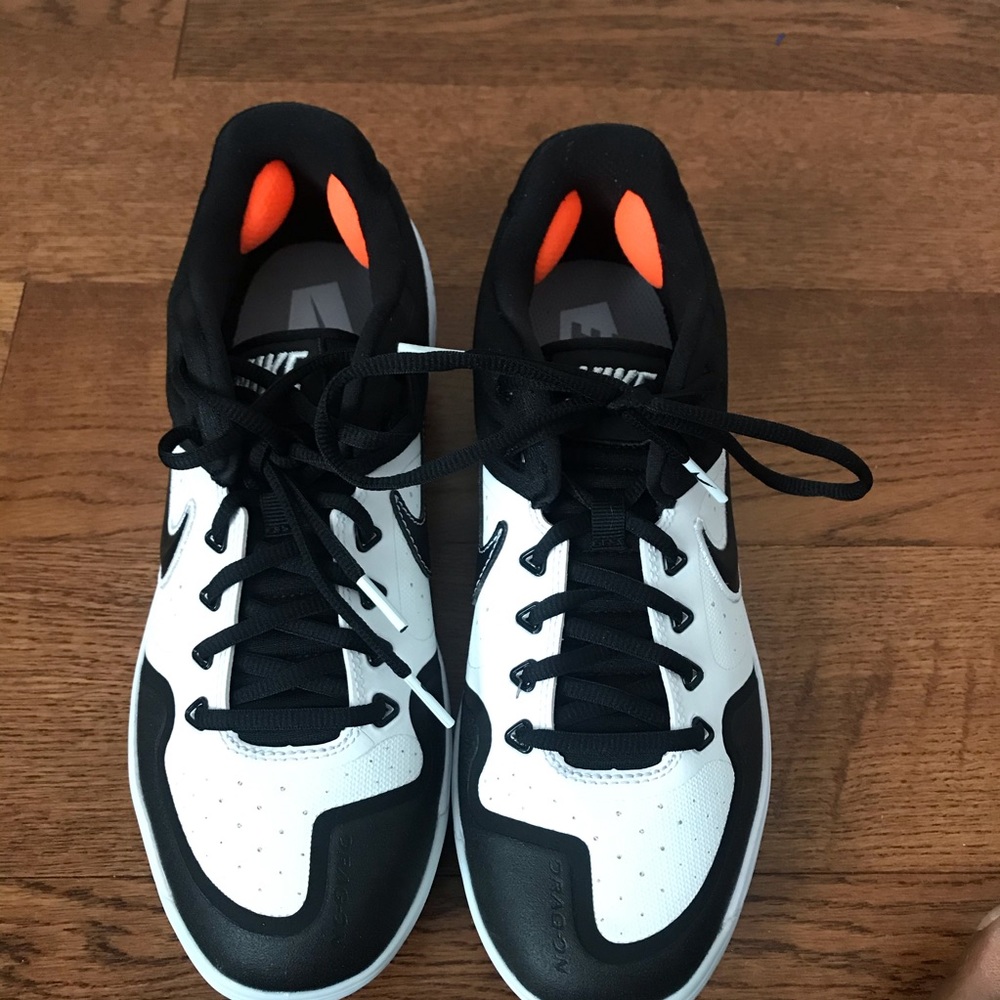 Nike Zoom Baseball Mens Cleats Black White 8.5